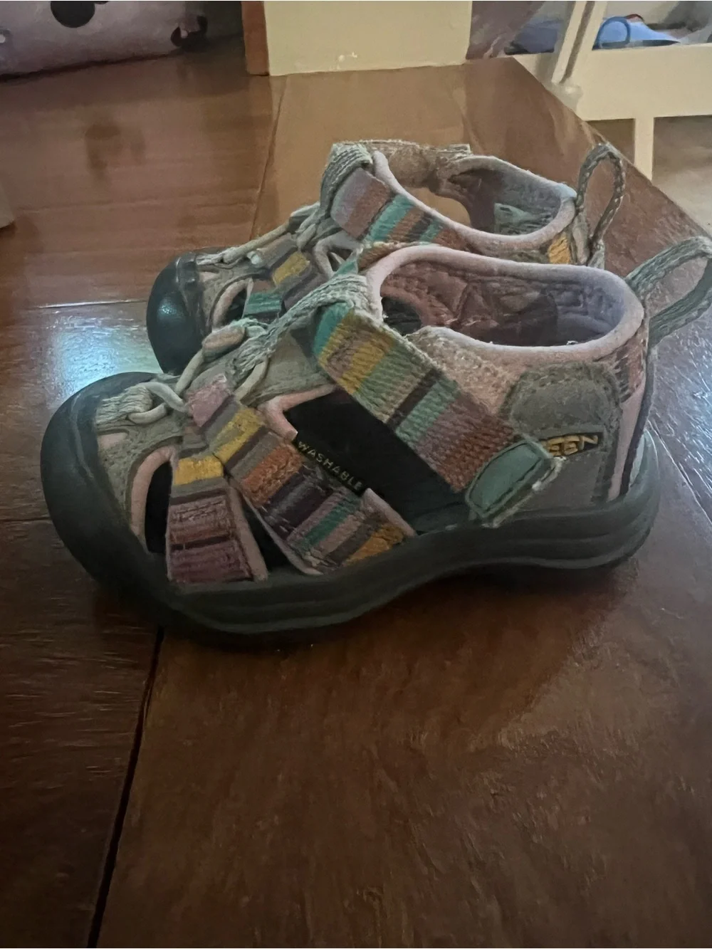 Keen Kids Striped Multicolor Closed-Toe Sandals